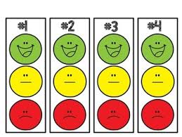 individual smiley face behavior clip chart with editable weekly behavior chart