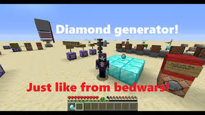 Give weapon generator (java edition 1.17) this give weapon generator creates the minecraft java edition (pc/mac) 1.17 command you can use to give a player a custom weapon with enchantments, names and lore. Minecraft 1 13 1 16 2 How To Make A Diamond Generator Youtube