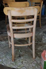 how to refinish wooden dining chairs: a
