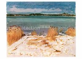 Kuenstlerkarte Max Boller Vor dem..