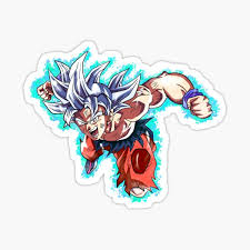 However, he got a head injury at an early age that rid him of his original destructive nature. Goku Ui Stickers Redbubble