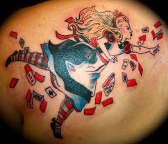 Alice In Wonderland Tattoo By Lenzwork On Deviantart Wonderland Tattoo Alice And Wonderland Tattoos Alice In Wonderland