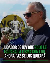 El jugador de IDV que dijeron ya solo le faltaba la firma con Liga de  Quito, ahora Esteban Paz se lo llevará a su equipo Mira en el 1er  comentario #fblifestyle