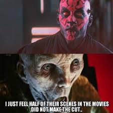 Starwars Starwarsmemes Meme Memes Darthmaul Yoda Darthvader Lukeskywalker Thelastjedi Supremeleadersnoke Snok Star Wars Memes Leader Snoke Star Wars