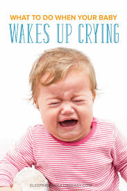 After all, crying is the only way that they know how to communicate. 5 Reasons Your Baby Wakes Up Crying Hysterically Baby Crying Crying In Sleep Child Sleep Problems