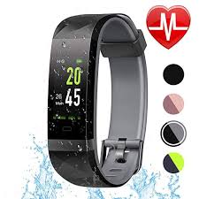 Letscom Fitness Tracker Hr Color Screen Heart Rate Monitor Ip68 Waterproof Smart Watch Step Counter Sle Pedometer Watch Smart Watch Fitness Watches For Women