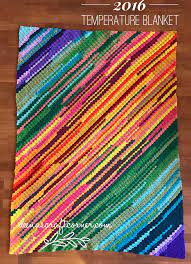 Some are using their creative crafting skills to good use by knitting temperature blankets. 2016 Temperature Blanket Final Temperature Blanket Crochet Blanket Patterns Crochet For Beginners Blanket