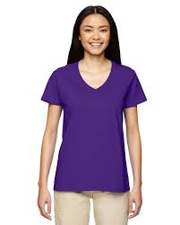 Gildan 5v00l Heavy Cotton Ladies V Neck T Shirt