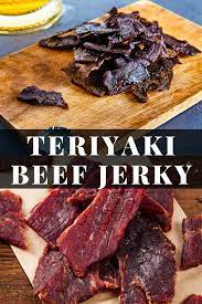 Chewy Teriyaki Beef Jerky Recipe Recipe Jerky Recipes Beef Jerky Recipes Teriyaki Beef Jerky Recipe