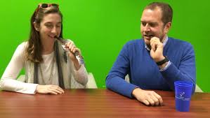 She finally got him to try beef jerky