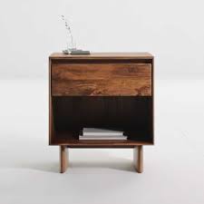 Anton Solid Wood Nightstand Wood Nightstand Wood Furniture Diy Nightstand