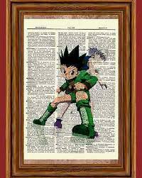Maybe you would like to learn more about one of these? Hunter X Hunter Anime Dictionary Art Print Poster Picture Gon And Killua Hunter X Hunter Chsalon Collectibles