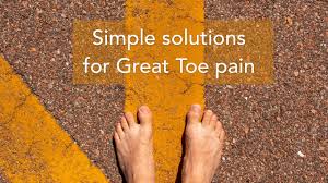 Simple Solutions For Great Toe Pain Runningphysio