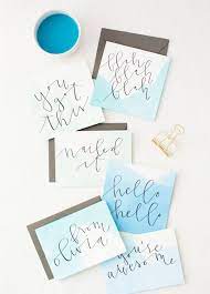 10 Diy Calligraphy Projects To Get Your Hobby Started Diy Calligraphy Diy Stationery Calligraphy Cards