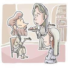 Jesus from the holy bible paper toy. Jesus Visits Martha And Mary Luke 10 38 42 Sunday School Lesson
