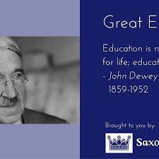 Education Is Not Preparation For Life Education Is Life Itself Education Is Not A Preparation For Life Education Is Life Itself John Dewey Shaneenglishschool Shaneenglish Education Quotes English Lessons Teaching