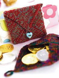 170yds/155m per 1.41 oz./40g skein]; Coin Purse Archives Knitting Bee 7 Free Knitting Patterns