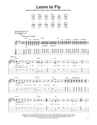 Learn to fly  russian cover  на русском языке radio tapok — foo fighters. Learn To Fly By Foo Fighters Easy Guitar Tab Guitar Instructor