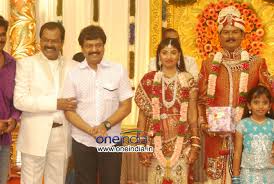 A brilliant actor, humane politician, successful entrepreneur. Art Director Gk S Son Wedding Reception Photos Filmibeat