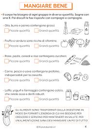 Spiegare ai bambini cosa sono le calorie è molto difficile. Educazione Alimentare Schede Didattiche Per La Scuola Primaria Pianetabambini It