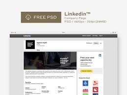 Download Mockup Linkedin Company Page Free Psd Ui Download