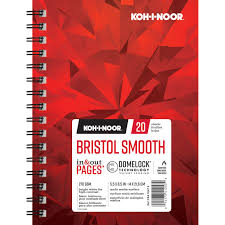 5.5 x 8.5 folded to 5.5 x 4.25 (½ panel, horizontal) download pdf zip kit. Koh I Noor Bristol Pad 20 Sheets Smooth 5 5 X 8 5 Risd Store