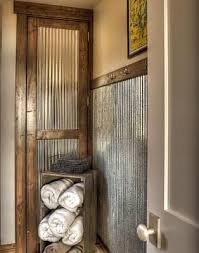 Deco En Tole Ondulee Renovation Salle De Bain Salles De Bains Rustiques Maison