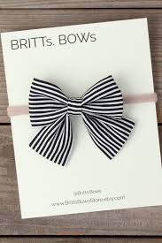 Black And White Striped Ribbon Bow Halloween Baby Headband Black And White Striped Baby Bow Etsy In 2020 Halloween Baby Headband Baby Headbands Baby Bows