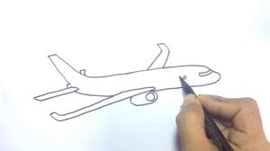 Contoh gambar mewarnai pesawat tempur. Cara Menggambar Pesawat How To Draw A Plane Youtube