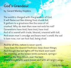 God S Grandeur By Gerard Manley Hopkins Gerard Manley Hopkins Poem About God Poems