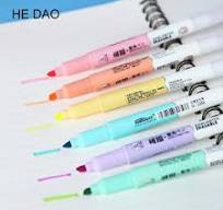 6Pcs/Box Erasable Double Head Highlighters Art Markers Highlighter Pen  Fluorecent Pen School Supplies Office Chalk Marker - AliExpress