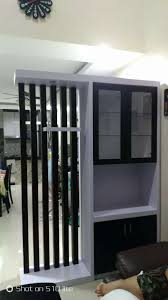 Rak bisa diposisikan di antara ruang tamu dengan ruang tv atau antara ruang tv dan area makan. Lemari Partisi Meja Tv Sekat Ruangan Hpl Minimalis Harga Permeter Mebel 781089458
