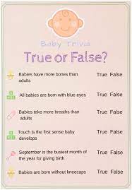 65 Super Fun Baby Shower Games Your Guests Will Actually Baby Shower Quiz Baby Shower Funny Baby Facts