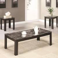 Solidly made with exceptional support. Black Marble Casual 3 Piece Living Room Table Set Rc Willey
