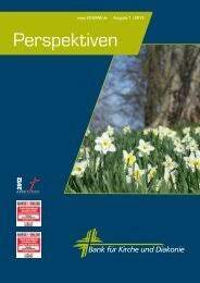 Kennen sie schon das digitale angebot ihrer bank für kirche und diakonie? Perspektiven Ausgabe 1 2013 Pdf Kd Bank
