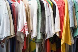 A framework for holding or displaying clothes in a shop | meaning, pronunciation, translations and examples. Full Frame Shot Of Various T Shirts Hanging In Row On Rack Large Group Of Objects Background Stock Photo 180090420