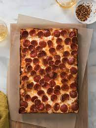 Detroit Style Pizza A Cozy Kitchen Recipe Detroit Style Pizza Recipe Recipes Pizza Dough Crust Recipe