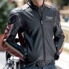 Vintage Styled Leather Jackets With Armor Triumph Rat Motorcycle Forums