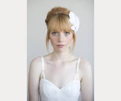 Take advantage of your relaxed hair and use this opportunity to incorporate bangs into your style. 40 Beautiful Brides With Bangs