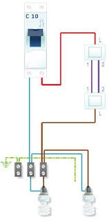 Le Cablage En Va Et Vient Permet La Commande D Un Meme Eclairage Depuis Deux Interrupteurs En 2020 Schema Electrique Plan Electrique Installation Electrique Maison