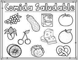 Free printable coloring pages for kids. Dual Language Healthy Foods Coloring Sheets Activities For Kindergarten