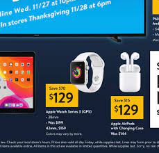 Now that we know what walmart's black friday deals will look like, start shopping. Neil Cybart On Twitter Walmart Just Released Its Black Friday Sales Circular Apple Watch Series 3 For 129 Airpods For 129 That Apple Watch Deal Is Bonkers There Isn T A