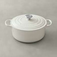 Wide selection of top quality products from authorized dealer. Le Creuset White Matte Wide Round 3 1 2 Qt 3 3l 24 Dutch Oven Risotto Cookware Medicaldevicetrainings Cast Iron