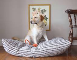 Black And White Striped Dog Bed This Dog Bed Cover Is Made From Heavy Weight 100 Cotton Canvas Fabric That Is Beautiful Durable And Mac Stripe Dog Bed Dog Bed Duvet Duvet Bedding