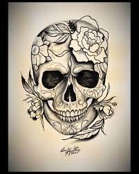Erste bestellung extra 10% off. Inked By Dani Tattoos Inked By Dani Skull Girl Tattoo Pretty Skull Tattoos Skull Tattoo Flowers