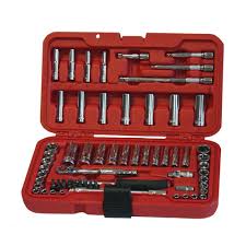 Grand Rapids Industrial Products 1 4 In Drive Mm Sae Socket Set 62 Piece Socket Set Socket Wrench Set Industrial