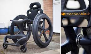 Carbon Black wheelchair is super light, fast and comes with ...