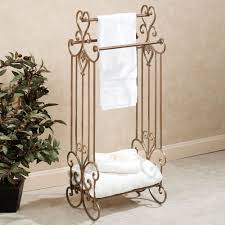 They get the job done without being flashy. Aldabella Satin Gold Bath Towel Rack Stand