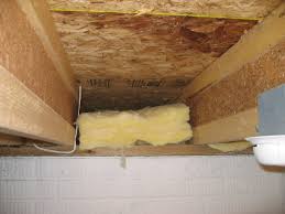 Before you put in any of the finishing surfaces i've mentioned, there are a few more things you can do to separate the wooden joists from the ceiling surface. Insulate Basement Ceiling Floor Joists Basement