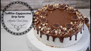 4 stück eier, (größe m) 100 gramm zucker. Toffifee Cappuccino Drip Torte Youtube